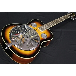 Oscar Schmidt by Washburn Round Neck Resonator Guitar, Used
